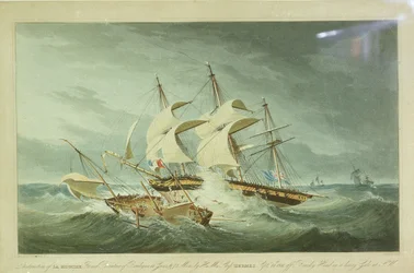 Destrucción de La Mouch por el HMS Hermes