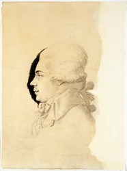Portrait du comte Nikolai Petrovitch Roumiantsev (ou Romanzov) (1754-1826) - Oeuvre de I-I Haacke (Haake) (actif 1750-1800), fin des annees 1780 - Portrait of Count Nikolay Petrovich Rumyantsev (1754-1826) - Pen, brush, ink on paper by I-I Haacke (Haake) (