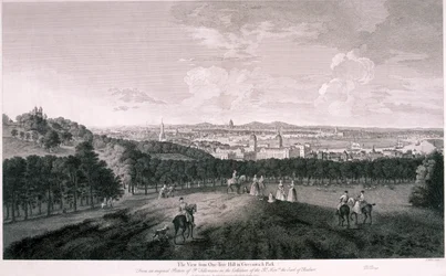 Vista desde Greenwich Park, Londres, c. 1774
