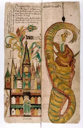 Valhalla y la serpiente de Midgard, 1680