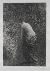 Bañista de pie, 1879