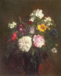 Rosas y Flox, 1862