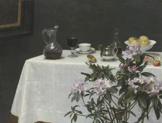Naturaleza muerta: Esquina de una mesa, 1873