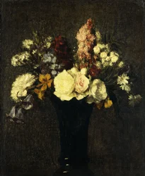 Jarrón de Flores; Vase de Fleurs, 1869
