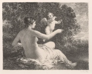 Venus y Cupido, 1896