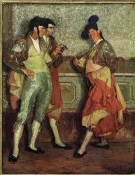 Ignacio Zuloaga / Jóvenes toreros del pueblo, 1906