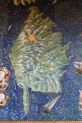Mapa de Córcega - Galería de Mapas - Museos Vaticanos.