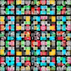 Bloques abstractos llenos de color