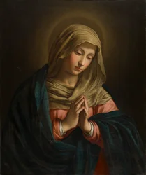 La Virgen en oración, c.1629-85 (óleo sobre lienzo)