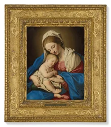 Virgen con el Niño (óleo sobre lienzo)