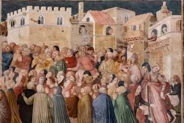 Detalle de los frescos