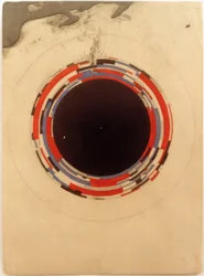 Diseño de una pintura suprematista para porcelana