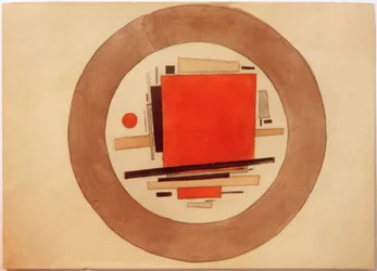 Proyecto de pintura suprematista para porcelana