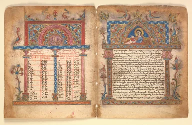 Bifolio de manuscrito armenio