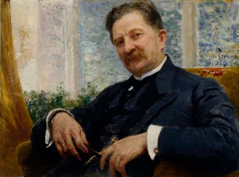 Retrato de Y.M. Vengerov, 1916
