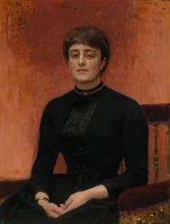 Retrato de la artista Elizaveta Zvantseva