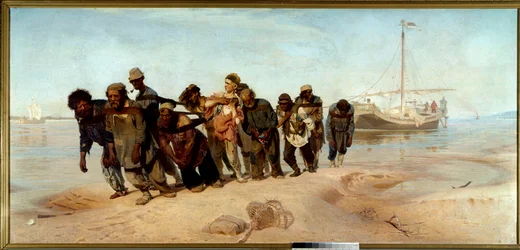 Los barqueros del Volga