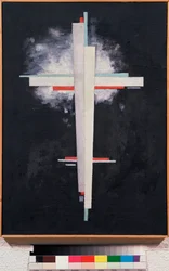 Suprematismo - Suprematismo - Pintura de Ilya Grigoryevich Chashnik (Ilia Tchachnik) (1902-1929), óleo sobre lienzo