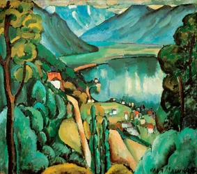 Lago de Ginebra, 1914