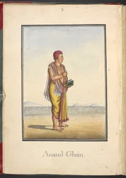 Anand Gran, pandit de Benarés, autor de la versión persa del Adhyatma Ramayana, traducida por Boddam.