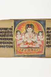 Bodhisattva Sadaksari Avalokitesvara y acompañantes