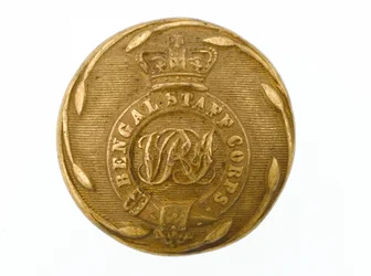 Botón, Cuerpo de Estado Mayor de Bengala, 1861-1876