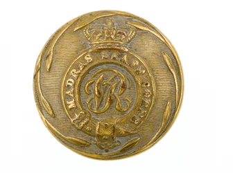 Botón, Cuerpo de Estado Mayor de Madrás, 1861-1876
