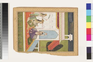 Desavarati Ragini de Dipak, principios del siglo XVIII