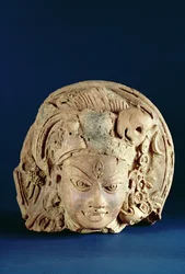 Cabeza de Ardhanarisvara, Newal, Unnao
