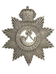Insignia de casco, Bombay Volunteer Rifles, 1877-1901