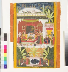Hindol Ragini de Malkos, c.1675