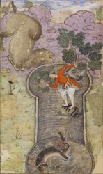 Ilustración de "Anvār-i Suhaylī"