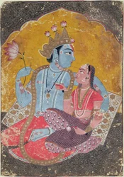 Krishna y Radha, c.1690-1700