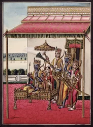 MSS EUR C 116/1 f.13v Rama, de la epopeya hindú 