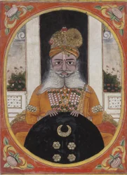 Maharajá Sardar Singh, gobernante de Bikaner, 1851-71