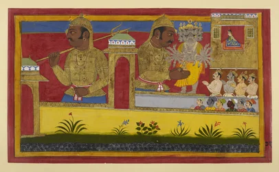 Mahodara trama engañar a Sītā; Kumbhakar se despide