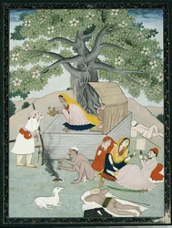 Miniatura de un álbum, Kangra
