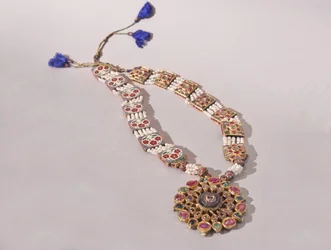 Collar (con diseño floral reversible), c.1870