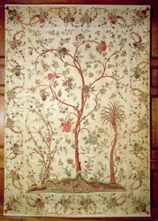 Palampore o cubrecama de la Costa de Coromandel, c.1770