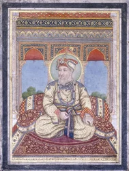 Retrato de Akbar Shah II, principios del siglo XIX