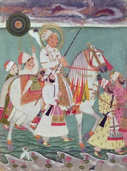 Retrato del Maharajá Ajit Singh de Jodhpur (1678-1724)