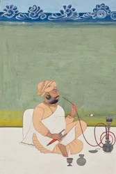 Retrato de un yogui Khanphata, c.1800
