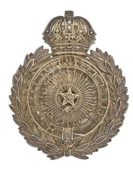 Placa de cinturón de bolsa, Bombay Volunteer Rifles, 1877-1901