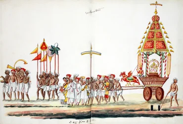 Procesión con dioses