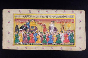 Pintura en miniatura de Rajastán