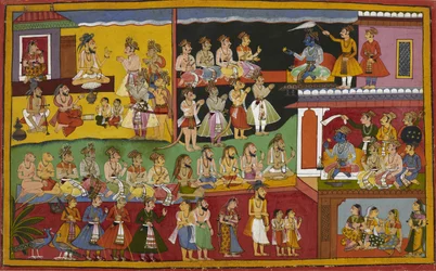 Rāma reconoce a Lava y Kusha, y Sītā jura su inocencia ante él.