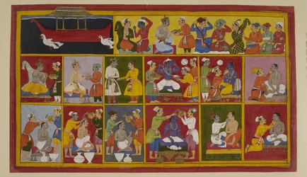 Comienzan los preparativos para la coronación de Rāma; Puṣpaka regresa con Kubera