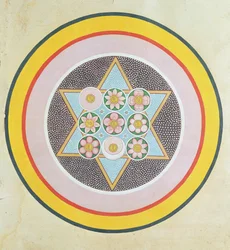 Diseño de estrella tántrica