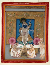 La adoración de Krishna como Shrinath ji