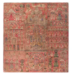 Los mundos de dioses y salvadores: Vividh Tirtha-patta